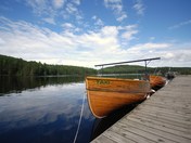 Water Taxi at Opeongo Lake Algonquin Park