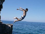 Tobermory Rock Jumping