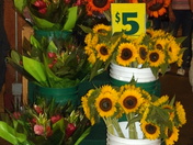 flowers at the market