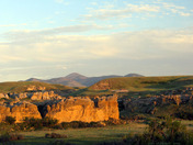 Eveing Light at Writing On Stone Provincial Park, Alberta