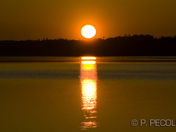 Sunrise over the lake