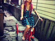 girl on a trike