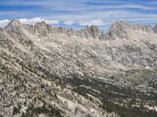 Boundary of Yosemite National Park and Hoover Wilderness