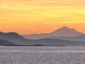Sunrise Over Mount Baker