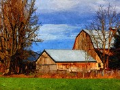Barn in Oil