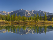 Autumn Mountain Reflection