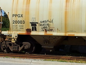Grafitti on the Railcar