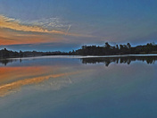 Sunrise on Lake Gibson
