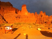 Fisher Towers, near Moab Utah.