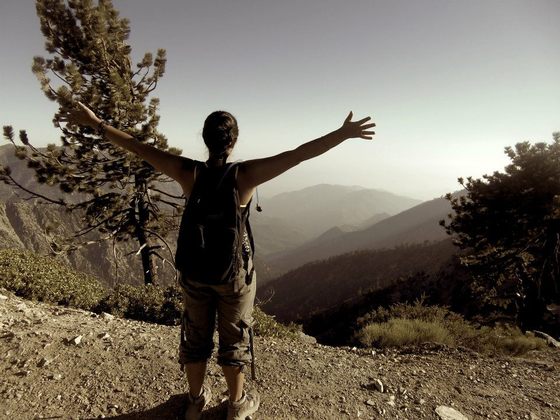 Climbing Baldy