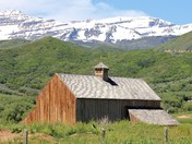 Mount Timpanogos and Tate Barn