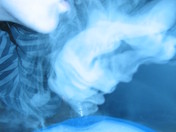 Face In smoke