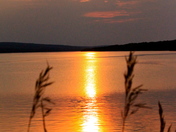 Sunset Over the River