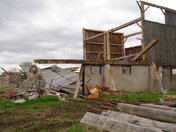 Old Barn blown down