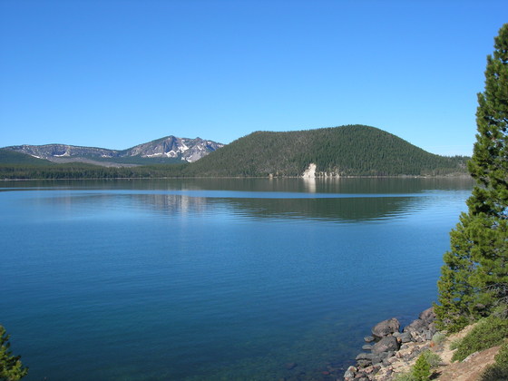 Paulina Lake in the Newberry Crater