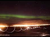 Playing with the lights on the Fjord