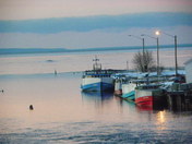 Fishing boats in Blind River