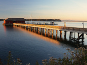 Pier at sunset