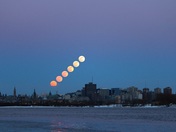 Ottawa Full Moonrise Sequence
