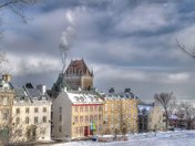 Quebec City, a cold morning